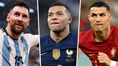 Cristiano Ronaldo đứng nhìn Lionel Messi và Kylian Mbappe tranh ngôi ‘GOAT World Cup’ 